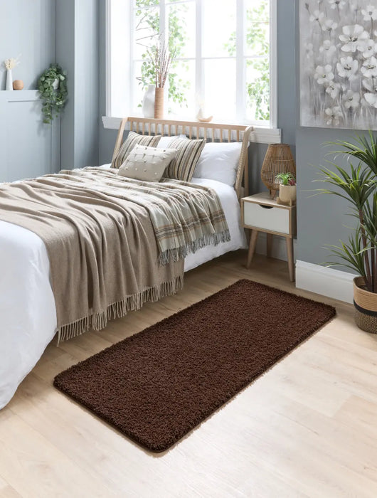 Buddy Washable Chocolate Rug