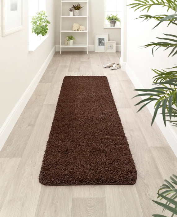 Buddy Washable Chocolate Rug