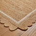 Oriental Weavers naturals border Beige Living Room Natural Fibre Rug.