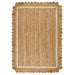 Oriental Weavers naturals border Beige Living Room Natural Fibre Rug.