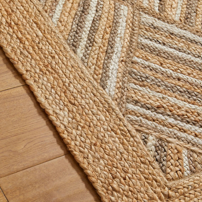 Oriental Weavers naturals squares Beige Living Room Natural Fibre Rug.