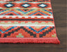 Nourison navajo nourison nav04 orange Multicoloured, Orange Living Room Geometric Rug.