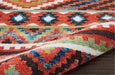 Nourison navajo nourison nav04 orange Multicoloured, Orange Living Room Geometric Rug.