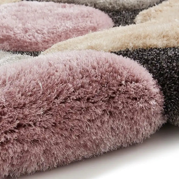  noble house pebbles 5858 grey rose    Rug.