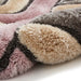 Think Rugs shaggy noble house 8199 grey rose Grey, Pink   Rug.