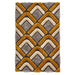 Think Rugs shaggy noble house 8199 grey yellow Grey, Yellow   Rug.