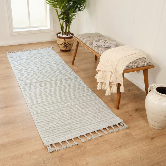 TATUM Scandi Global High Pile Ivory Rug