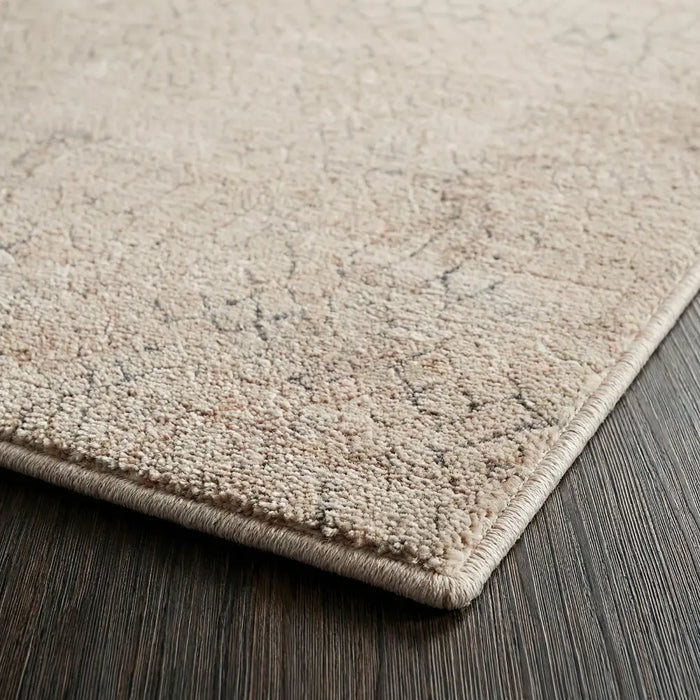Nathan Modern Grey Beige Brown Graphic Fringe Living Dining Bedroom Rug NTH2301