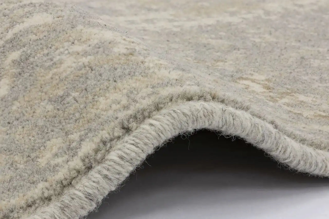 Agnella natural wool brooks grey Beige Living Room Natural Fibre Rug.