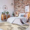Agnella natural wool folio beige Beige Living Room Natural Fibre Rug.