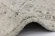 Agnella natural wool milet grey Grey, Cream Living Room Natural Fibre Rug.