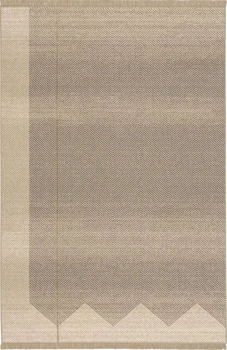 Agnella natural wool sera dark beige Beige Living Room Natural Fibre Rug.