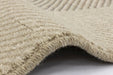 Agnella natural wool sera dark beige Beige Living Room Natural Fibre Rug.