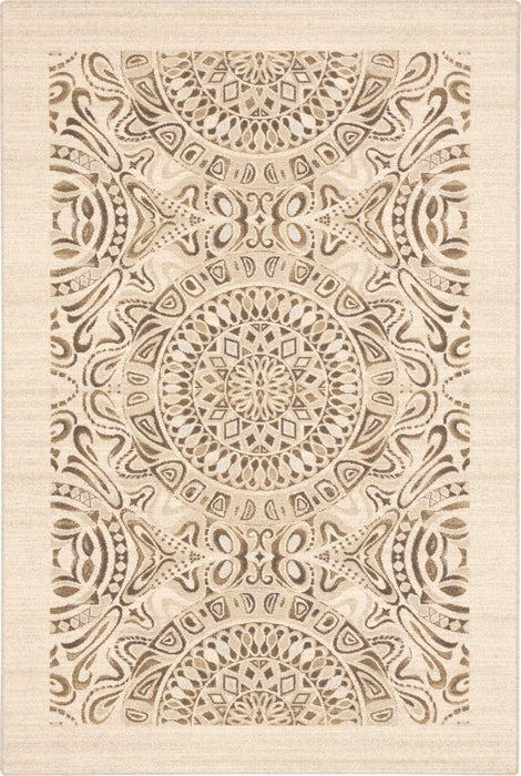 Agnella natural wool tula cream Cream Living Room Natural Fibre Rug.