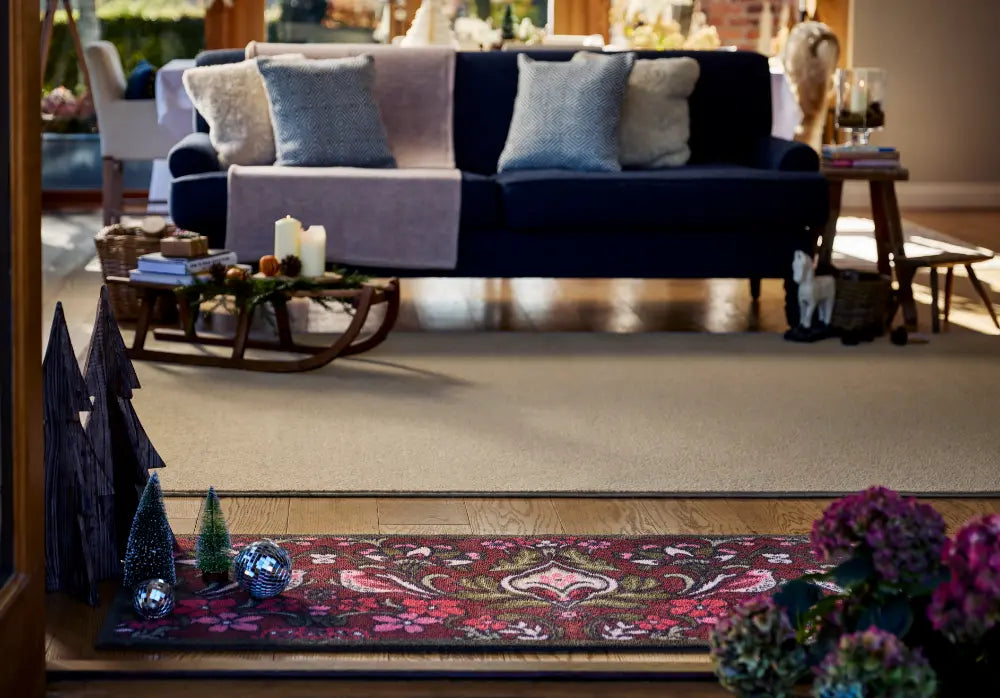 Patterned Hug Rug Nature 50 Runner Multicoloured Rug — RugsDirect Online