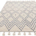Asiatic nepal nepal cream blue diamond Blue, Cream Living Room Moroccan Rug.