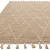 Asiatic nepal sand cream linear Beige Living Room Moroccan Rug.