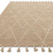 Asiatic nepal sand cream linear Beige Living Room Moroccan Rug.