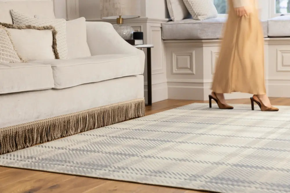Isla Plaid  Natural Washable