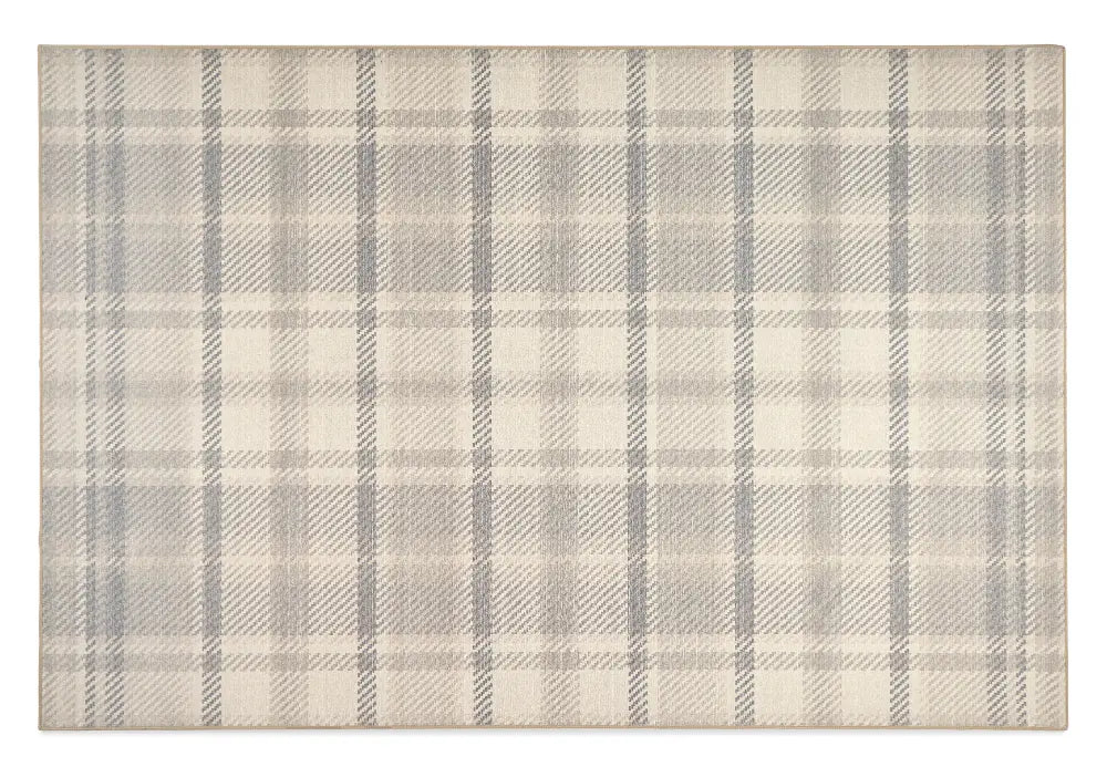Isla Plaid Washable Neutral Multi