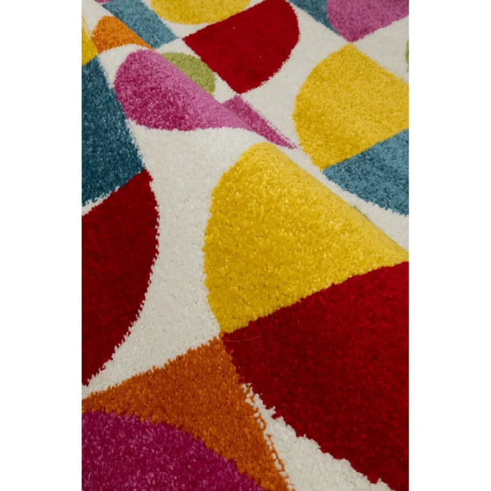 Villa Multi Rug New Villa Geo Multi Multicoloured Rug — RugsDirect Online