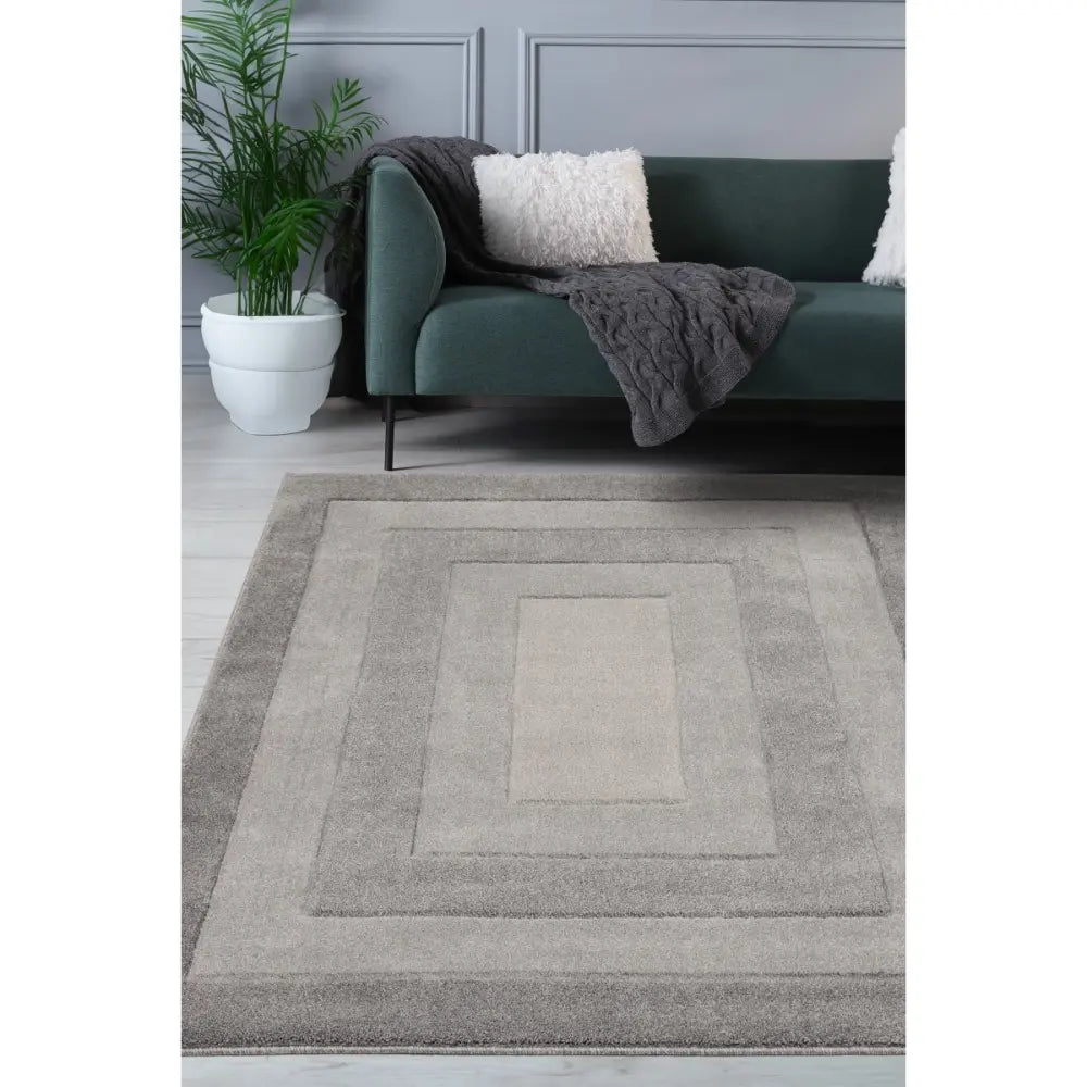 Newport Border Grey Grey Rug — RugsDirect Online