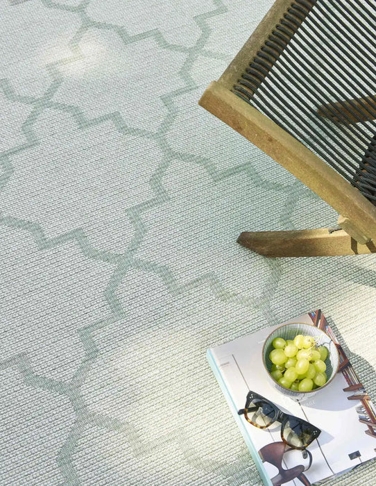 Mastercraft newquay 96003 4001 Green Living Room Geometric Rug.