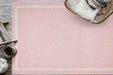 Mastercraft newquay 96027 8016 Pink Living Room Geometric Rug.