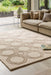 Asiatic nexus octagon beige Beige Living Room Wool Rug.