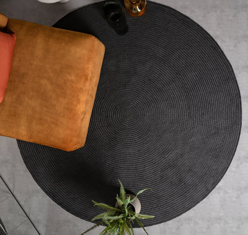 Asiatic nico charcoal Black Bedroom   Rug.