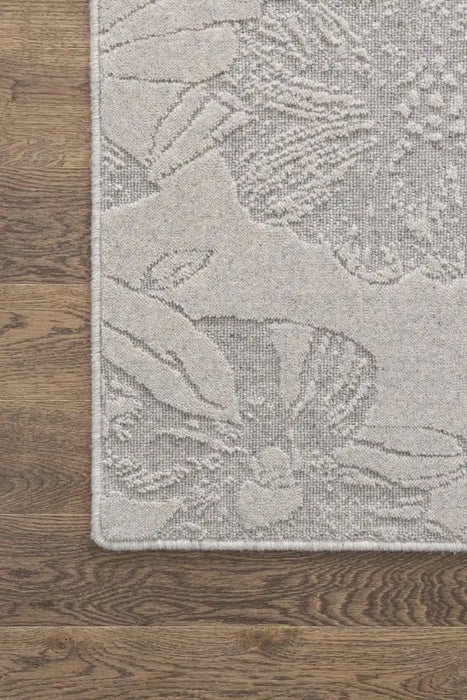 Agnella noble arol light grey Grey Living Room  Rug.