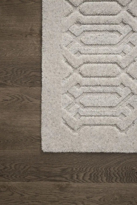 Agnella noble dive light grey Grey Living Room  Rug.