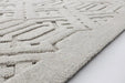 Agnella noble dive light grey Grey Living Room  Rug.