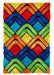 Think Rugs shaggy noble house 8199 multi Multicoloured   Rug.