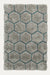 Think Rugs noble house 30782 grey blue Grey Living Room Shaggy Rug.