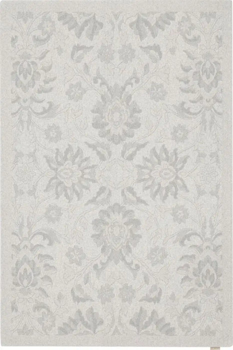 Agnella noble mirem light grey Grey Living Room  Rug.