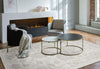 Agnella noble mirem light grey Grey Living Room  Rug.