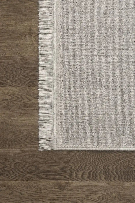 Agnella noble nizer light grey Grey Living Room  Rug.