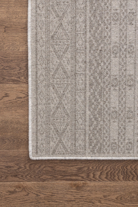 Agnella noble pera light grey Grey Living Room  Rug.