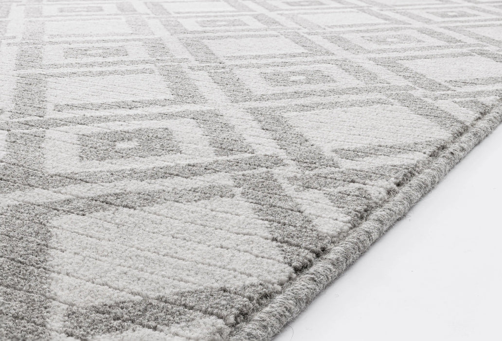 Agnella noble wiko light grey Grey Living Room  Rug.