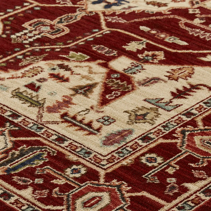 Oriental Weavers nomad ow 1801 x Multicoloured, Red Living Room  Rug.