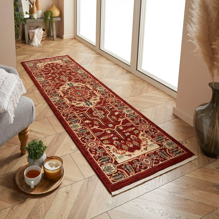Oriental Weavers nomad ow 1801 x Multicoloured, Red Living Room  Rug.