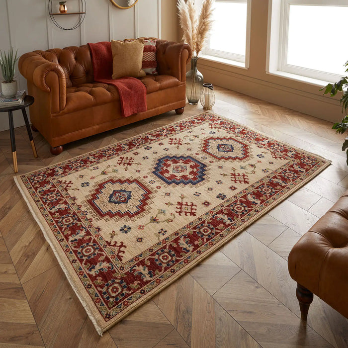 Oriental Weavers nomad ow 5561 j Beige, Red Living Room  Rug.