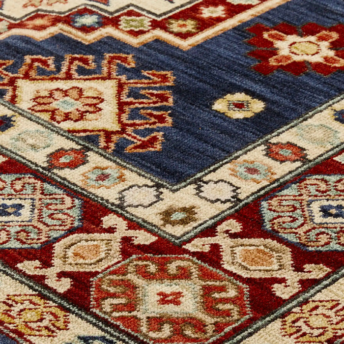 Oriental Weavers nomad ow 751 b Blue, Beige, Multicoloured, Red Living Room  Rug.