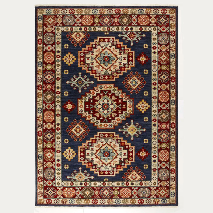 Oriental Weavers nomad ow 751 b Blue, Beige, Multicoloured, Red Living Room  Rug.