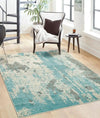 Asiatic nova nv15 duck egg Blue, Grey Living Room  Rug.