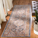URCO nova urco 8879 blue Blue, Multicoloured Living Room Moroccan Rug.
