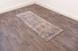 URCO nova urco 8881 blue Blue, Multicoloured Living Room Moroccan Rug.
