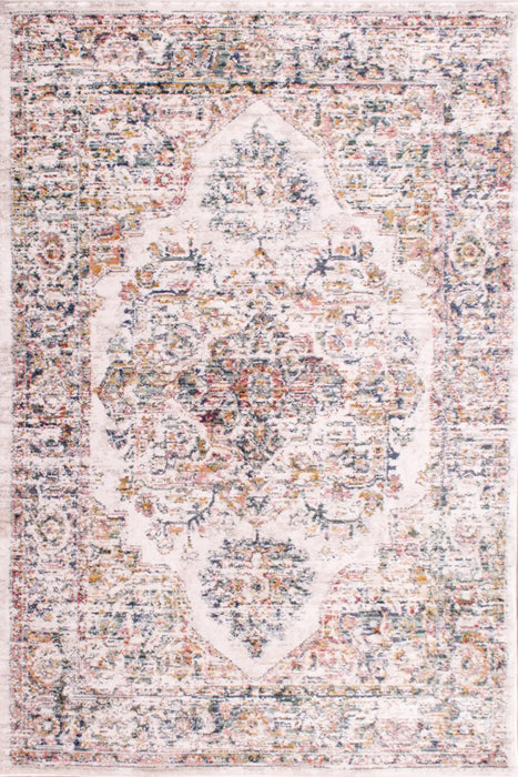 URCO nova urco 9207 cream Multicoloured, Cream Living Room Moroccan Rug.