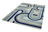 Asiatic nova nv30 retro blue Blue, Grey Living Room  Rug.